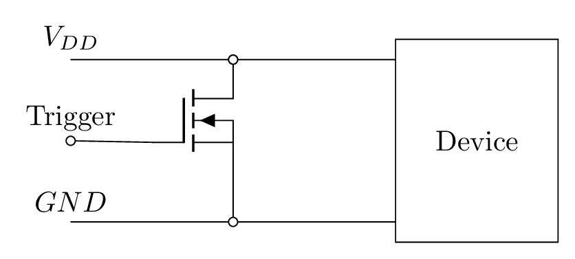 crowbar circuit diagram